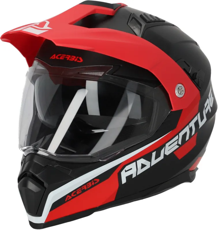 Acerbis Flip FS-606 2023 Motokrosová přilba šedá/červená - XS (53/54) Dokud Zásoby Vydrží