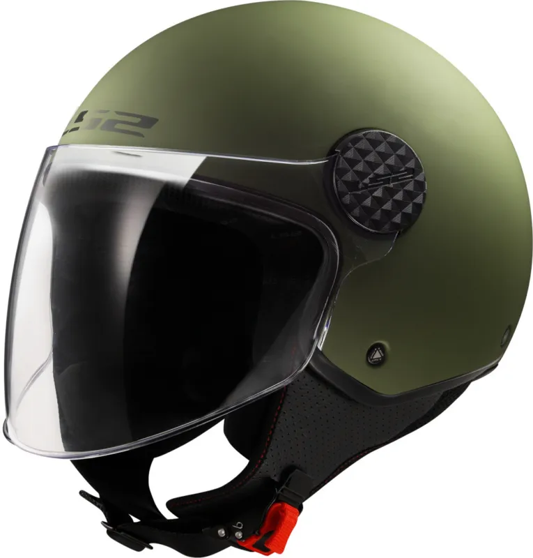 Top Prodej LS2 OF558 Sphere II Solid Trysková přilba Olive matt - XS (53/54)