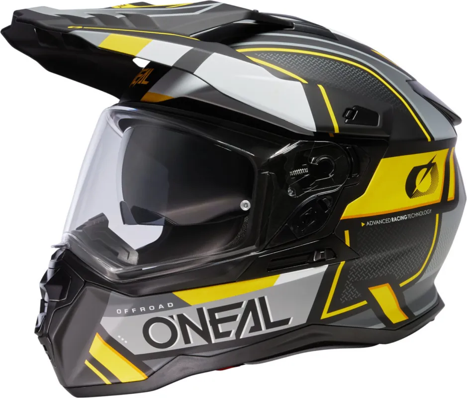 Oneal DSeries Square Motokrosová přilba černá matná/žlutá - XS (53/54) Přímo Od Výrobce