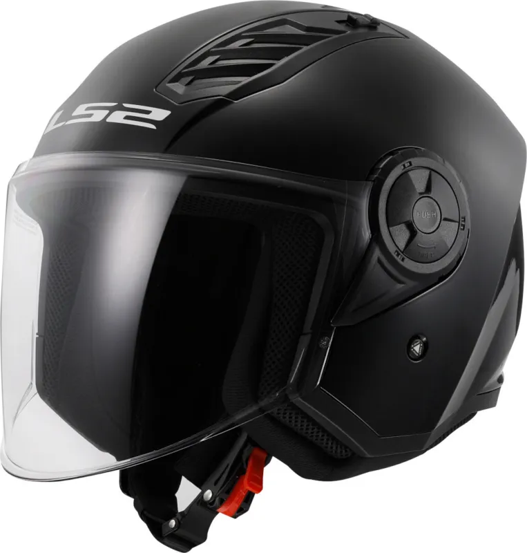 Nejlepší Cena LS2 OF616 Airflow II Solid Jet Helmet černá - XXL (63/64)