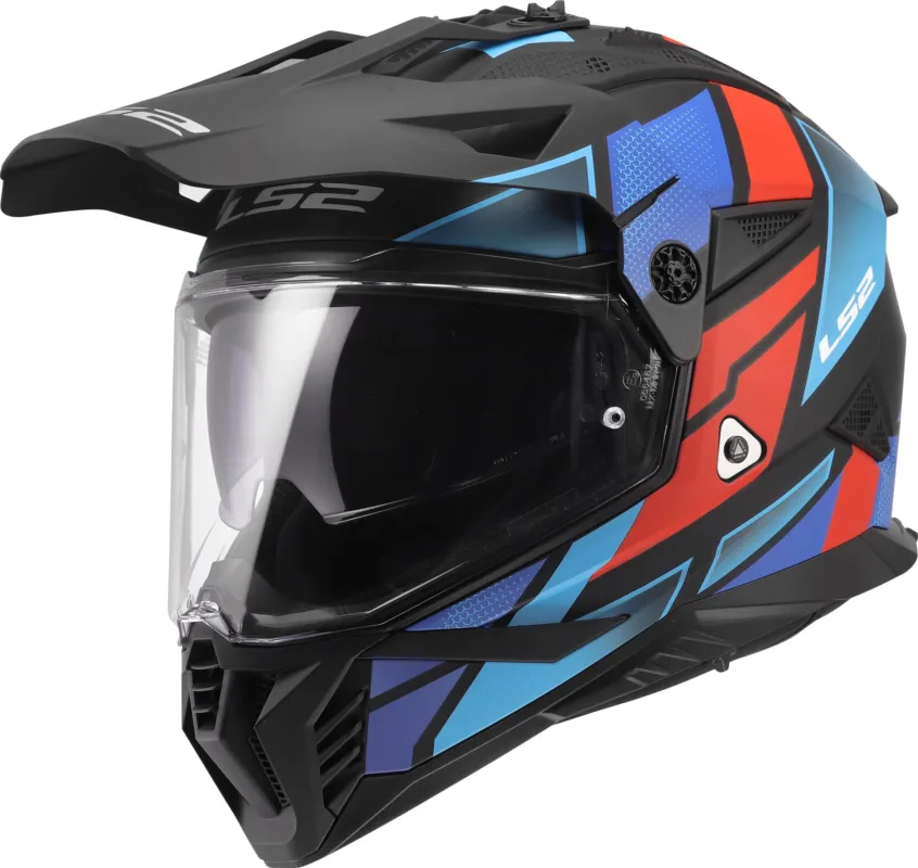 Výhodná Nabídka LS2 MX702 Pioneer II Block Enduro helma černý/červený/modrý - XL (61/62)