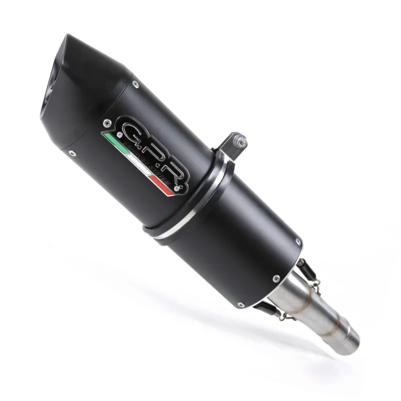 Slip-on exhaust GPR FURORE T.85.FUNE Matte Black including removable db killer and link pipe Originální